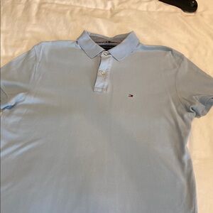 Tommy Hilfiger Blue Polo Shirt Classic Design